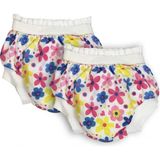 Sema Baby 2'li Desenli Lüks Alıştırma Külodu No.2 15-20 kg - Flowers - Renkli