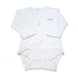 Sema Baby Beyaz 0-6 Ay Uzun Kol Kaşkorse Body