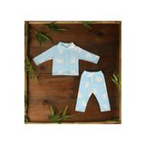 Sema Baby Clouds Bebek Pijama Takımı Mavi 3-6 Ay