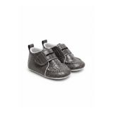 Sema Baby İlk Adım Ayakkabısı, Cırtlı, Gri, 18 Numara, Unisex