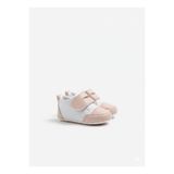 Sema Baby İlk Adım Ayakkabısı, Cırtlı, Pudra Bej, 18 Numara, Unisex
