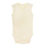 Sema Baby Krem 9-12 Ay Jakarlı Askılı Body