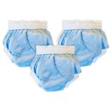 Sema Baby Lüks Mavi 10-15 kg 3'lü Alıştırma Külodu