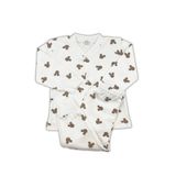 Sema Baby Mickey Mouse 0-3 Ay Ekru Bebek Pijama Takımı