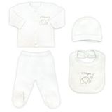 Sema Baby Organic 5 Parça Hastane Çıkışı Zıbın Seti