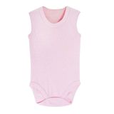 Sema Baby Pembe 9-12 Ay Jakarlı Askılı Body