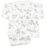 Sema Bebe Sema Baby Sevimli Kuğu Bebek Pijama Takımı 0-3 Ay - 0 - 3 Ay - Beyaz