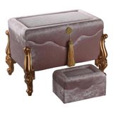 Sema Home Peril Saraylı Gold Ayakli İkili Söz Nişan Sandığı