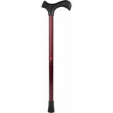 Semacan Metal Ergonomik Ayarlanabilir Baston, Sağlam Metal Gövde Yükseklik Ayarlı Asa (96 cm) - Bordo