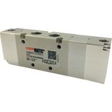Semakmatic Pnömatik 1/4 Hava Uyarılı Mekanik Valfler - 5/3 - 1/4 Hava - Hava Kapalı Merkez / SME5314HH00MKM