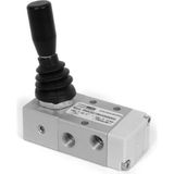 Semakmatic Pnömatik 1/8" Kol Kumandalı Valfler - 1/8" - 3/2 KOL KUMANDALI ( NA. YAYLI ) / SMV3218KKKYMNA