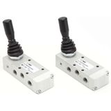 Semakmatic Pnömatik 1/8" Kol Kumandalı Valfler - 1/8" - 5/2 KOL KUMANDALI ( NA. KİLİTLİ ) / SMV5218KK00M00