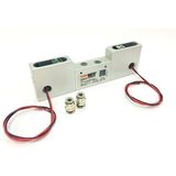 Semakmatic Pnömatik 1/8" Multipin 24 V Dc Valfler - 3/2 N.K. * 2 ÇİFT BOBİN YAY DÖNÜŞLÜ / SMG32MPTB02MNK