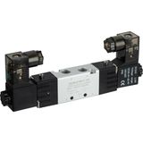 SEMAKMATİK Pnömatik 1/8" Çift Bobin Solenoid Valf - Pnömatik 1/8" Çift Bobin 24v DC Solenoid Valf