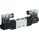 SEMAKMATİK Pnömatik 5/2 - 1/4" Çift Bobin Solenoid Valf - 220v AC