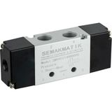 SEMAKMATİK Pnömatik 5/2 - 1/4" Hava Uyarılı Valf - Hava-Hava