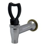 Semaver İle Uyumlu Musluk Göstergesiz, Dıştan Dişli, Contalı, Somunlu, Demir, Kazan Meşale Musluğu 10Cm