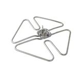 Semaver Rezistansı Kelebek 2750W 31*31 Cm 6,5 Mm Cr-Ni