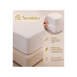 SEMBİTO %100 Premium Bambu Yatak Koruyucu Alez