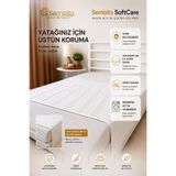SEMBİTO SoftCare Hasta Altı ve Çocuk Altı Yatak Koruyucu Ped | 70×90 Cm | 5 Katlı | Kanatlı | Sıvı Geçirmez | Yıkanabilir | Yumuşak Dokulu