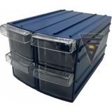 Sembol 114 Plastik Çift Çekmeceli Kutu 155X95X55MM 24 Adet