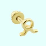Sembol Gold 14 Ayar Boğa Burcu Altın Tragus Piercing