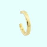 Sembol Gold 14 Ayar Earcuff Sade Altın Kıkırdak Küpe