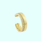 Sembol Gold 14 Ayar Earcuff Taşlı Altın Kıkırdak Küpe