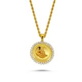 Sembol Gold 14 Ayar Tuğralı Altın Kolye