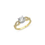 Sembol Gold Altın Tektaş Yüzük 0.85 Karat Zirconia Sonsuzluk