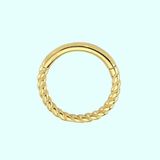 Sembol Gold Burgu 14 Ayar Altın Halka Piercing