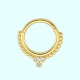 Sembol Gold Cemre 14 Ayar Altın Halka Piercing