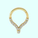 Sembol Gold Suyolu 14 Ayar Altın Halka Piercing