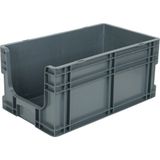 Sembol Plastik 18 Av Ölçülü Kasa Gri Renkli Dayanıklı Plastik Malzeme 295x505x180 mm Ölçülerle