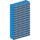 Sembol Plastik Çekmeceli Kutu 77X117X36 mm (60 Çekmeceli) - 60 Adet