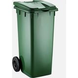 Sembol Plastik Çöp Kovası 120 Lt - Yeşil