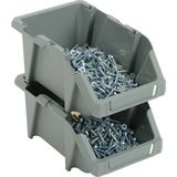 Sembol Plastik Kpa15 Gri Konik Avadanlık 127 mm x 196 mm x 98 mm Ölçülerle Kullanışlı Depolama