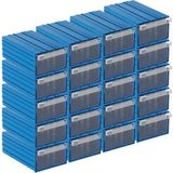 Sembol Plastik Sembol 120 Plastik Çekmeceli Kutu 20 Adet 123 x 200 x 80 mm Kullanışlı Depolama için İdeal Seçim