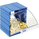 Sembol Plastik Set Mavi Ms 2 Şeffaf Plastik Kutu