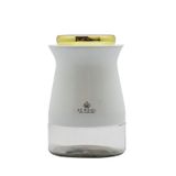 Sembol Silindir 16 cm Kavanoz White-Gold KITCHENART-90