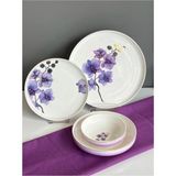 SEMBOL VIOLET BONE CHINA 24 PARÇA YEMEK TAKIMI