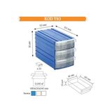 Sembol Y93 8x15,5x3 cm 20 Adet Plastik Çekmeceli Kutu