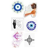 Semboller Sticker Telefon Laptop Notebook Tablet Defter Matara Stiker Etiket ST1681