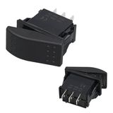 Sembolsüz Işıksız Yaylı 3 Pinli On-Off-On 12-24V Marin Switch