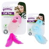 Semeglbl Pawise Catnipli Peluş Fare Oyuncağı 10 cm - Renkli