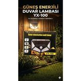 Semel 100 LED Dış Mekan Solar Aydınlatma Fotoselli Solar Lamba Hareket Sensörlü