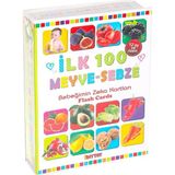 Semel 1765 Flash Card Ilk 100 Meyveler Eğitici Kartlar - Belirtilmemiş