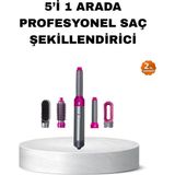 Semel 5’i 1 Arada Saç Şekillendirme Seti Negatif Iyon Teknolojili ve Hızlı Kurutmalı - Belirtilmemiş
