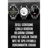 Semel Akıllı Saat Titreşimli Pusula Nabız ve Tansiyon Ölçer Nfc Uyumlu - Standart