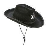 Semel Aksesuar Çocuk Kovboy Şapkası Sheriff Şapkası Siyah Renk
